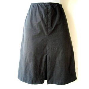 🇫🇷 Vintage 1999  KOOKAÏ  black cotton miniskirt  slit size 6